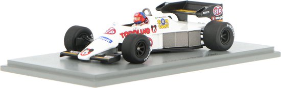 Spirit 101 Spark Modelauto 1:43 1984 Emerson Fittipaldi Spirit Racing Team S3925 Test Brazil van Spark
