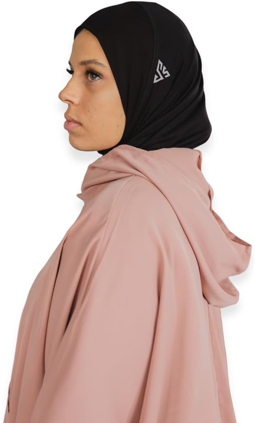 Sport Hoofddoek - Ademende Sjaal - Actieve Beweging - Voert Vocht Snel Af - One Size - Zwart