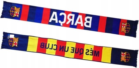 Sport Sjaal - Voetbal Sjaal - Supporters Sjaal - Dubbelzijdig Ontwerp - One Size - Blauw Grana