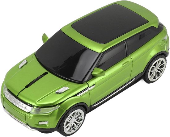 Sports Car Mouse Wireless Mouse Car Shape Laptop Mouse Gaming Mouse, green