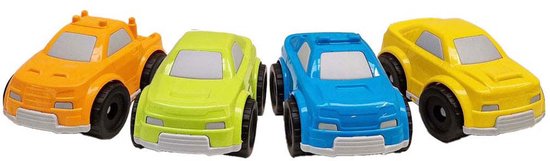 Stadsauto Kleur, Set van 2 van Merkloos