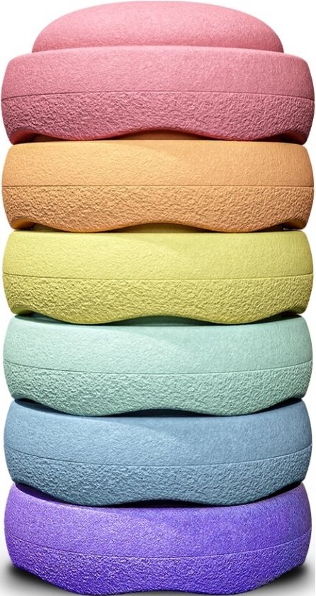Stapelstein | ORIGINAL | Rainbow Pastel | 6 van Stapelstein
