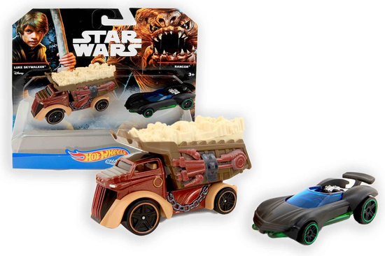 Star Wars character cars Luke Skywalker/Rangor van Hot Wheels
