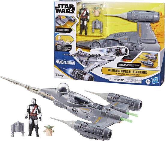 Star Wars Mandalorian N-1 Starfighter Speelset van Merkloos