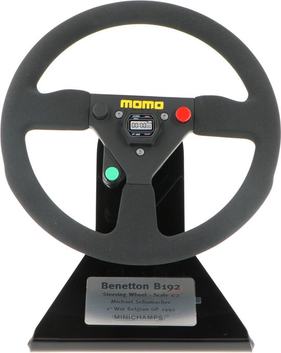 Steering Wheel Benetton B192 M. Schumacher 1st Win Belgian GP 1992 - 1:2 - Minichamps van Minichamps