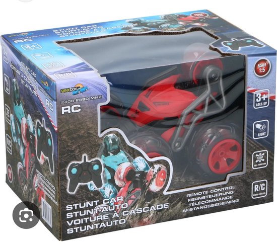 stuntauto met afstandsbedienin van Merkloos