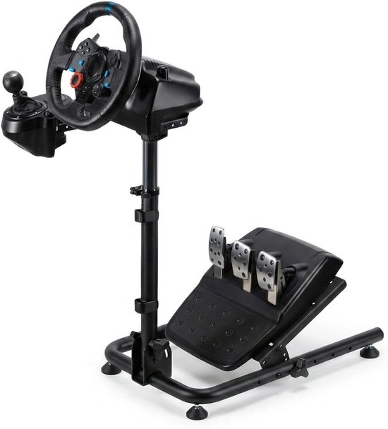 Stuur Standaard - Race Cockpit - Sim Racen - Opvouwbaar Ontwerp - 83 x 44 x 82 cm - Zwart