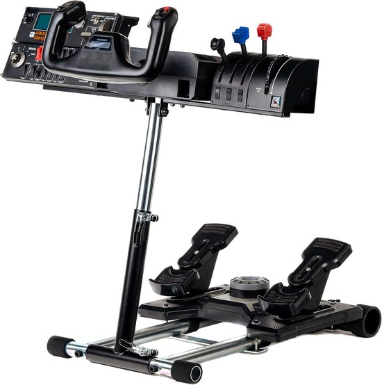 Stuurhouder - Cockpit standaard - Simulatie gaming - Verstelbaar ontwerp - Compact formaat - Zwart