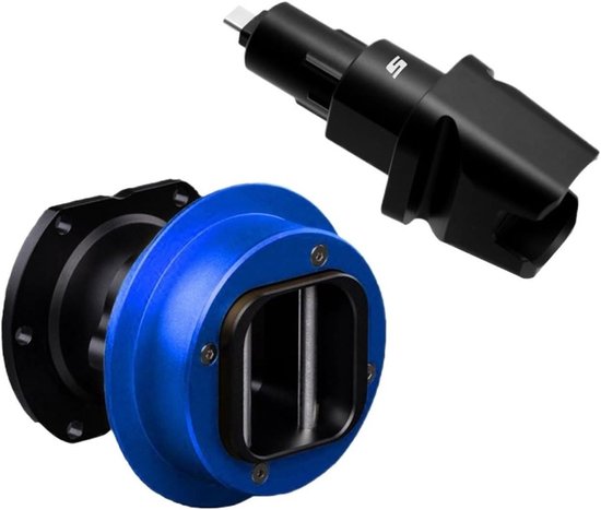 Stuurnaafadapter - Quick Release Adapter - Race Simulators - Type-C Poort - QR2 Pro Bundel - Zwart