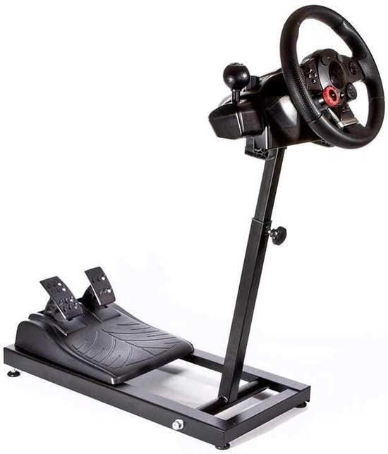 Stuurstandaard - Race simulator - Games spelen - Klapconstructie - 50 x 50 x 28 cm - Zwart