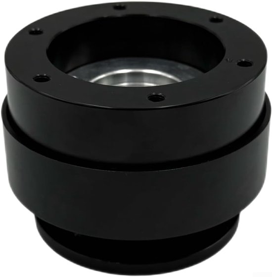 Stuurwiel Adapter - Snelle Ontkoppeling - Race Simulator - Aluminium Legering - 8.2x7cm - Zwart van Merkloos