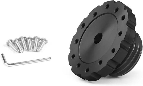Stuurwiel Adapter - Verlengstuk Pook - Race Simulatie - Eenvoudige Montage - 75mm - Zwart