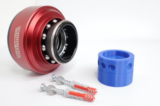 Stuurwiel Houder - QR V1 Adapter - Wandmontage Sim Racing - Getest op 30kg Kracht - Hoge Stabiliteit - Donkerblauw van Merkloos