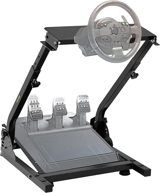Stuurwiel Houder - Race Simulator - Gaming Ervaring - Volledig Verstelbaar - 62-80 cm Hoogte - Zwart