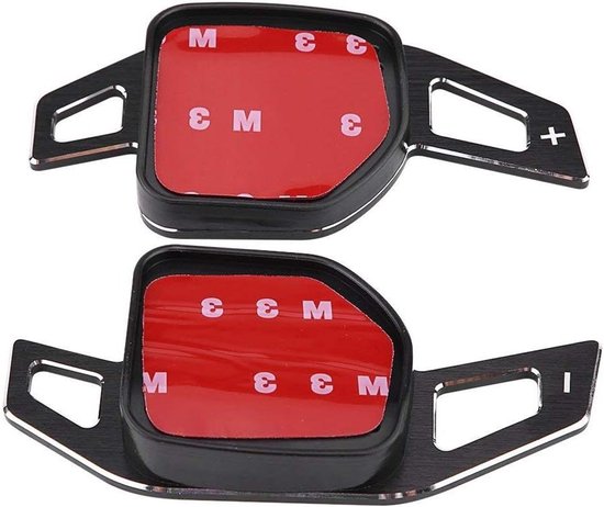 Stuurwiel Paddles - Schakelpeddels Uitbreiding - Verbeteren Rijervaring - Aluminium Legering - 12.3 cm Lengte - Zwart