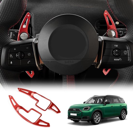 Stuurwiel Pook Verlengstukken - Paddleshift Extenders - Sportief Rijden - Aluminium Legering - 2 Stuks - Roze