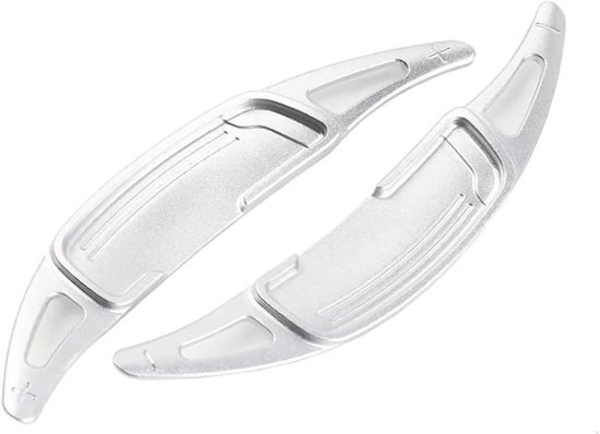 Stuurwiel Schakelpeddels - Verlengstukken Pook - Sportief Rijden - Verbeterde Grip - 2 stuks - Zilver