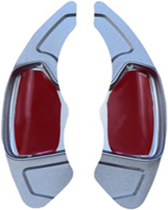 Stuurwiel Shift Paddles - Schakelverlengstukken - Sportief Rijden - Aluminium Legering - Set van 2 - Zilver