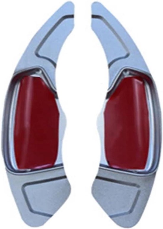 Stuurwiel Shifter Paddles - Verlengstukken Decoratie - Sportief Rijden - Aluminiumlegering Constructie - 2 Stuks - Zilver