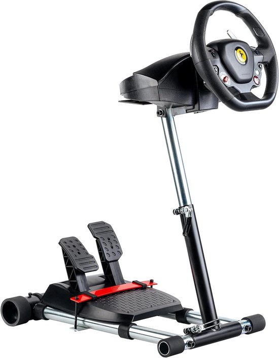 Stuurwiel standaard - Race simulator houder - Race spel ervaring - 360° verstelbare kolom - Opvouwbaar design - Zwart