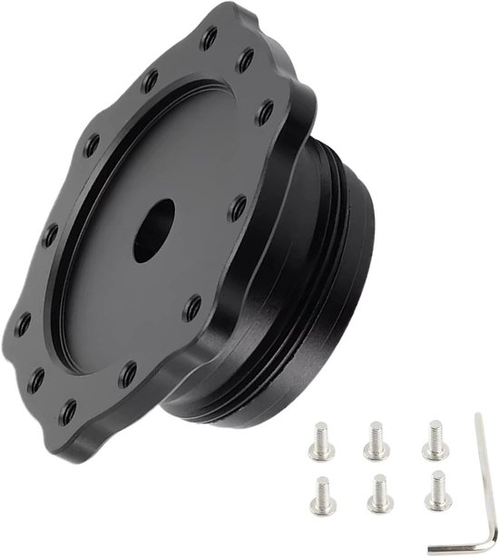 Stuurwieladapter - Race-adapter Wielhouder - Race Simulator - Aluminiumlegering - 13 x 7 x 6 cm - Zilver