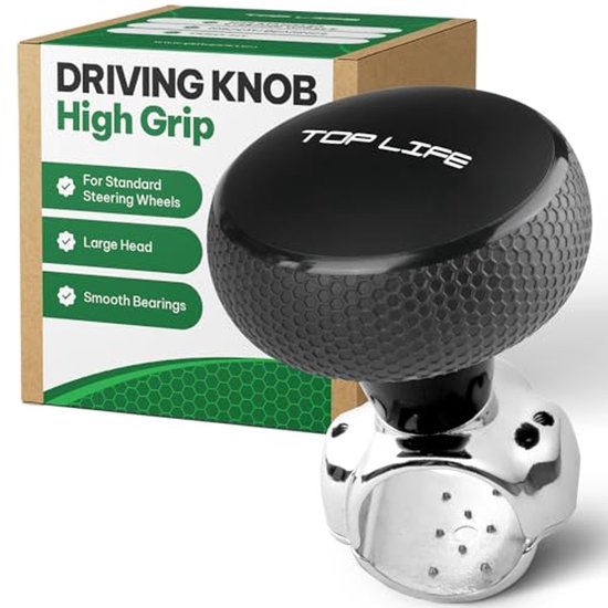 Stuurwielknop met Siliconen Coating - Verbeter Grip en Precisie - Geschikt voor Alle Stuurwielen van Merkloos
