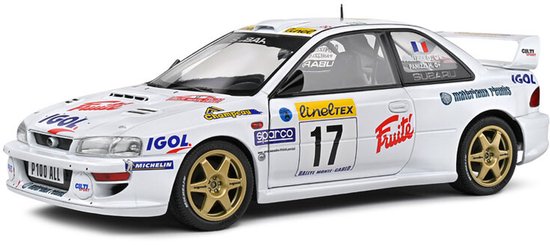 Subaru Impreza 22B Rally Monte Carlo '99 #17 Panizzi/Panizzi Solido schaal 1:18 van Solido