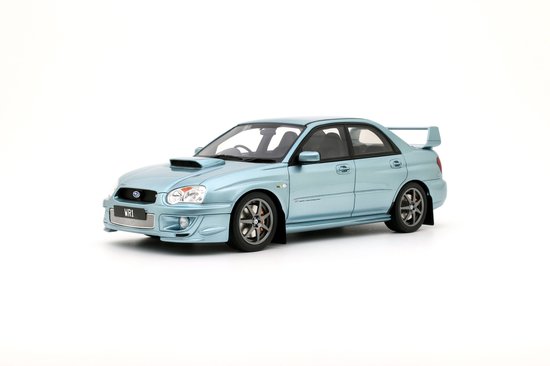Subaru Impreza WRX STI WR1 P Solberg Edition (Ice Blue) 1:18 OttoMobile OT1114 van Merkloos