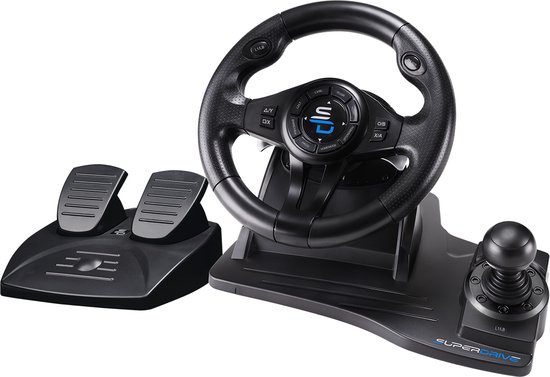 Subsonic Superdrive GS550 - Race Stuur - Game Stuur geschikt voor PS4, Xbox One, Xbox Series & PC van Subsonic