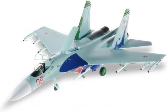 Sukhoi SU-27 'Russian Air Force 08 Red Lipetsk Shark' - 1:72 - Herpa van Herpa