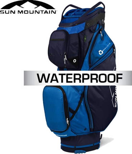 Sun Mountain Eco Lite golf cartbag - golftas (marineblauw-kobalt) van Sun Mountain
