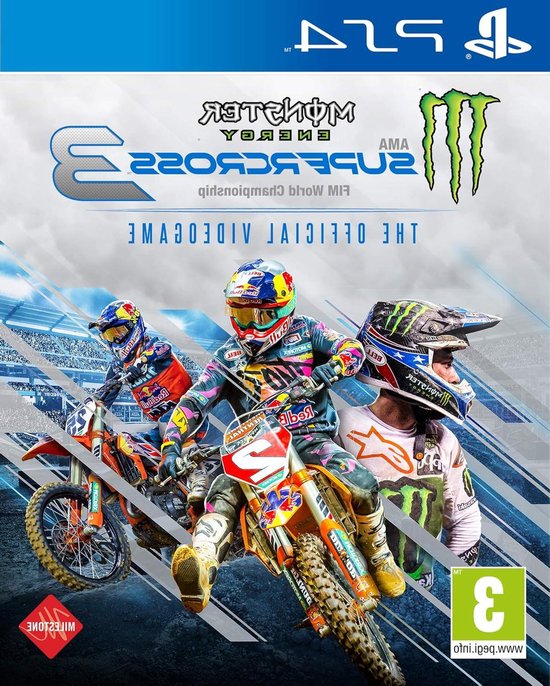 Supercross Videogame 3 - Race Sim Motocross Game - Race Simulatie - Nieuwe Co-op Modus - PS4 - N.v.t. van Merkloos