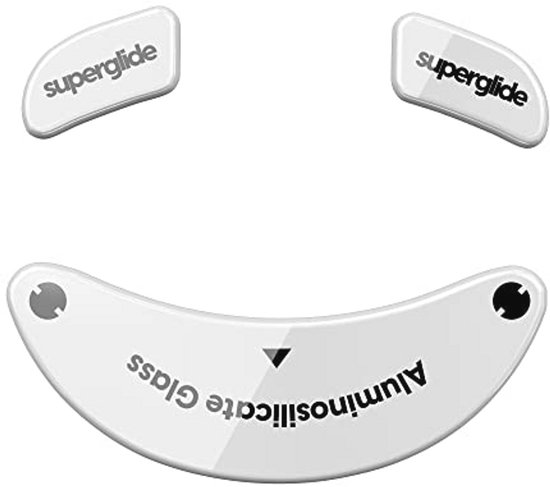 Supergladde muisvoeten met ultra sterk glas voor gaming van Merkloos