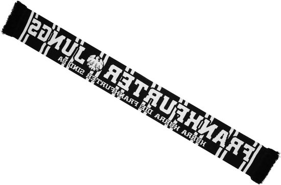 Supporter Sjaal - Club Sjaal - Wedstrijd Bezoeken - Iconisch Ontwerp - 143cm x 17cm - Zwart Wit
