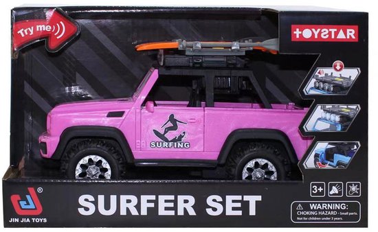 Surfset Jeep Licht & Geluid van Merkloos