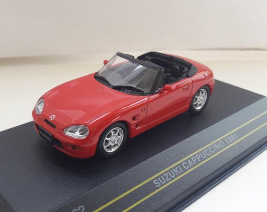Suzuki Cappuccino 1991 Rood 1-43 First43 Models van Merkloos