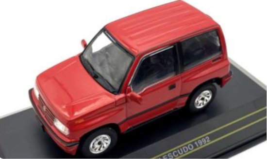 Suzuki Escudo 1992 Rood - Model 1/43 - First:43 van Suzuki