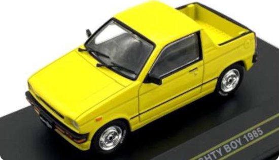 Suzuki Mighty Boy 1985 Geel - Model 1/43 - First:43 van Suzuki