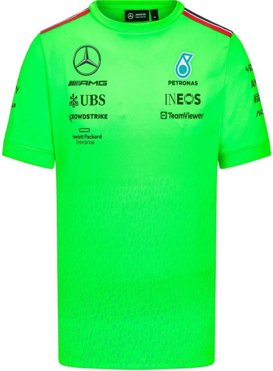 T-shirt Mercedes Heren F1 Rp Set Up T-shirt Groen Groen - XXS van Merkloos