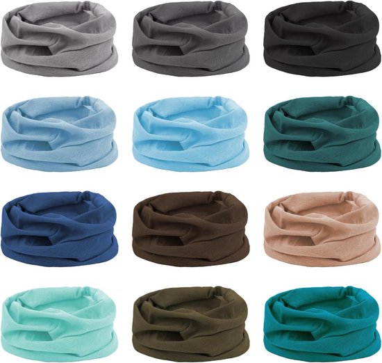 TAIYUNWEI Multifunctionele multifunctionele doek voor outdoor, sport, magische hoofddoek, elastische hoofdband, bandana, UV-bestendigheid, sporthoofddeksels voor paardrijden, motorrijden, wandelen,