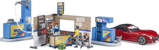 Tankstation en car wash van Bruder van T