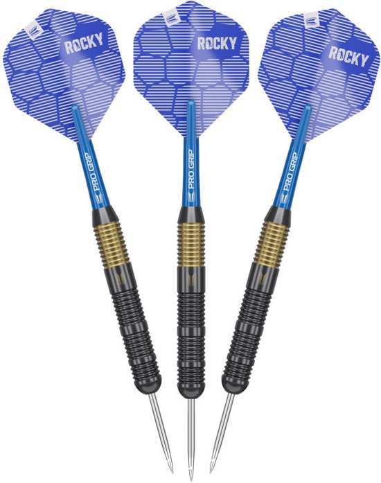 Target Josh Rock Brass Set 22 Pieces - Dartpijlen van Target