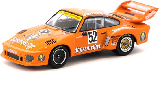 Tarmac Works x Minichamps Porsche 935/77 #52 winner DRM Zolder 1977 (Orange/Jäger) 1:64 van Tarmac Works