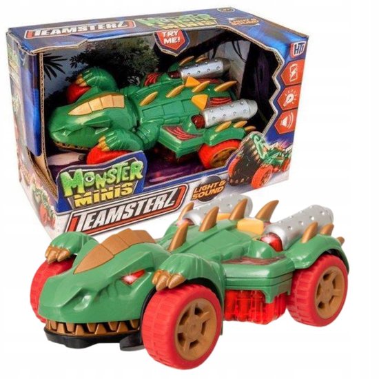 Teamsterz Monster Dino Auto met Licht en Geluid van Merkloos