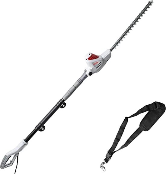 Telescopische Snoeischaar - Mini Kettingzaag - Heggenschaar - Takkenschaar - Takkenzaag - Elektrische Snoeizaag met Accu - Zwart met Wit van VONROC