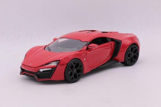 The Fast And The Furious Lykan Hypersport 1:24 Fast 7 van Jada Toys