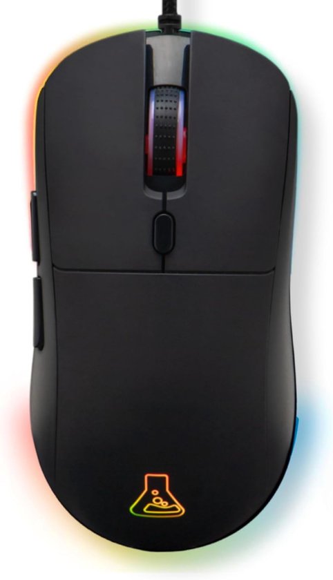The G-Lab – Kult Cobalt - Wired USB Gaming Mouse - Ultra responsive sensor up to 12800 dpi, comfortable and light, 6 keys, RGB adjustable - 100% customizable gaming mouse - PC/PS4/PS5 - New
