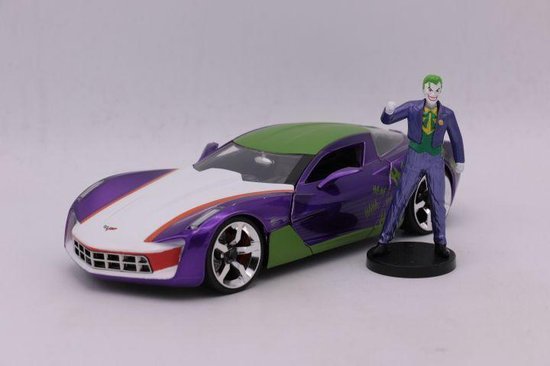 The Joker &  2009 Chevrolet Corvette Stingray van Hot Wheels