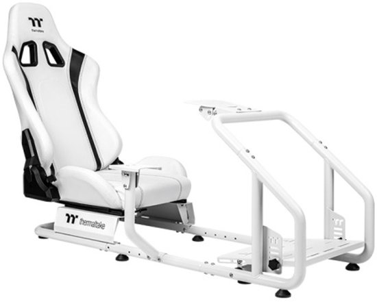 Thermaltake GR300 Snow – Racing Simulator Cockpit – Verstelbare Seat & Stevig Frame van Merkloos