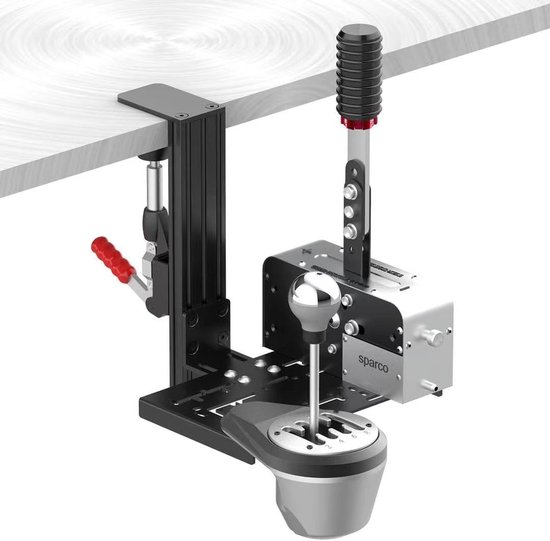 Thijox - Universele Desk Mount Voor Racing Sim Shifter Handrem - Compatibel met Logitech G Driving Force, Thrustmaster TH8A, Fanatec ClubSport, USB Ha